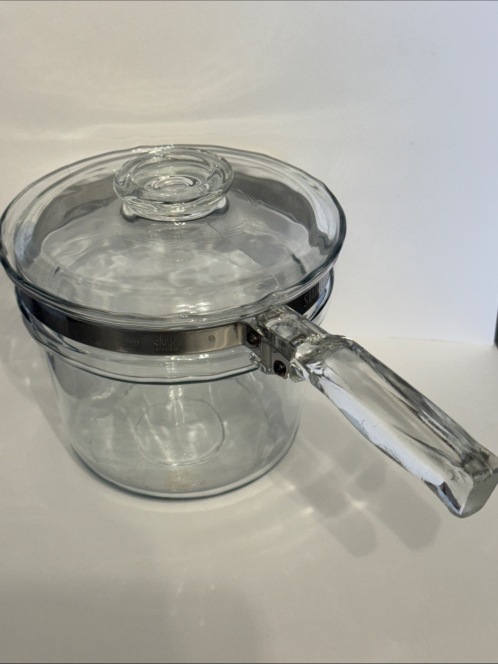 Pyrex Double Boiler Insert with Lid - 1 1/2 QT.